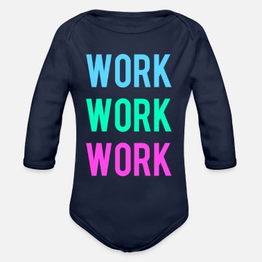 Worker Work - Ekologisk långärmad babybody