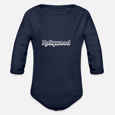 Hollywood Hollywood - Ekologisk långärmad babybody
