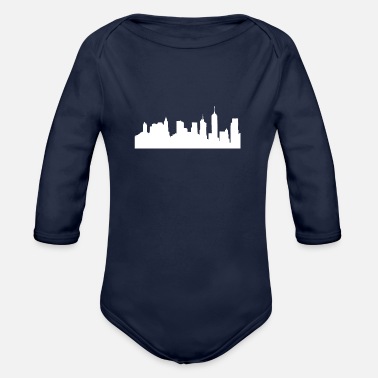 Stad stad - Ekologisk långärmad babybody