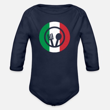 Italiensk Italiensk mat - Ekologisk långärmad babybody