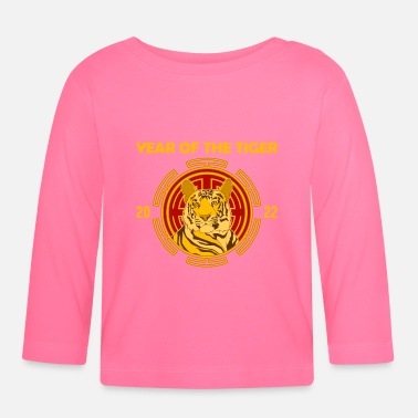 New Lunar Zodiac Chinese 2022 Year Of The Tiger - Baby Longsleeve Shirt
