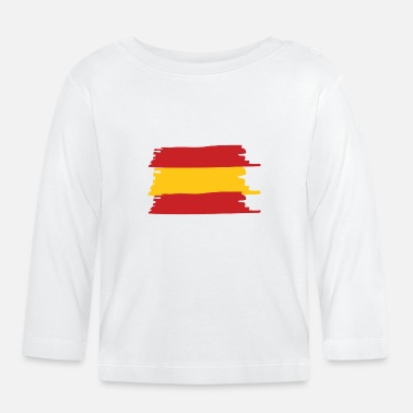 Flag Spanish Flag - Baby Longsleeve Shirt