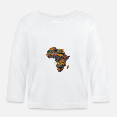 Afrique Afrique, continent, carte, - T-shirt manches longues Bébé
