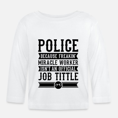 Police police - T-shirt manches longues Bébé