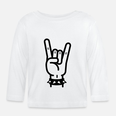 Rock hard rock - Baby Longsleeve Shirt