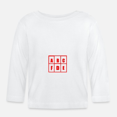 Alphabet alphabet - T-shirt manches longues Bébé