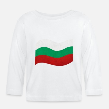 Glace Le drapeau de la Bulgarie - T-shirt manches longues Bébé