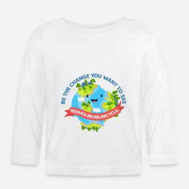 Environnement Protection de l’environnement Protection de l’environnement Environnement Cadeau - T-shirt manches longues Bébé