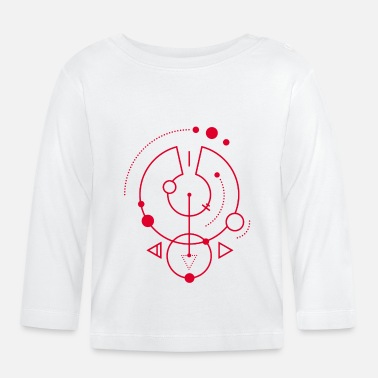 Symbol Red geometric symbol - Baby Longsleeve Shirt