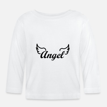 Ange Ange ange avec des ailes - T-shirt manches longues Bébé