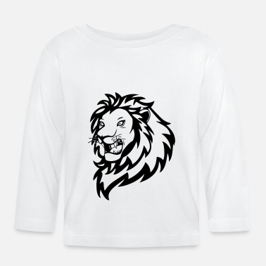 Afrique tête de lion - T-shirt manches longues Bébé