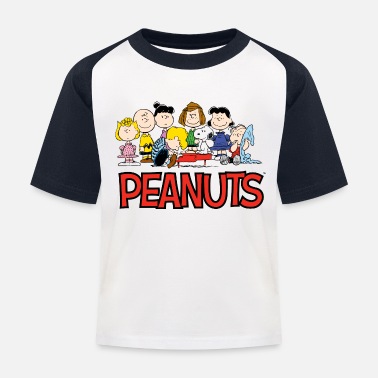 Peanuts Snoopy og hans venner Logo - Baseball T-shirt til børn