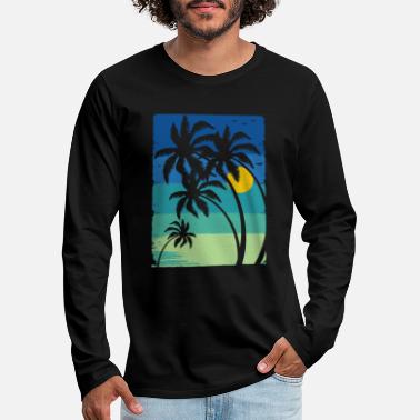 Palmer Palm, palmer - Premium långärmad T-shirt herr
