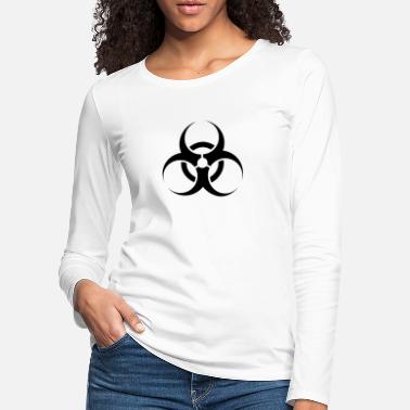 Symbol Biohazard Symbol - Women&#39;s Premium Longsleeve Shirt