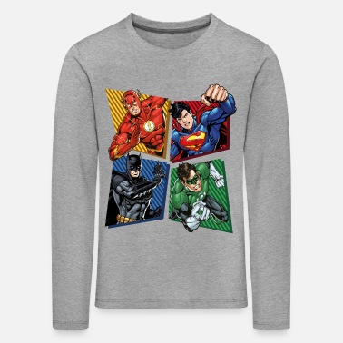 DC Comics Ligue De Justice DAmérique Héros T-Shirt Enfant 