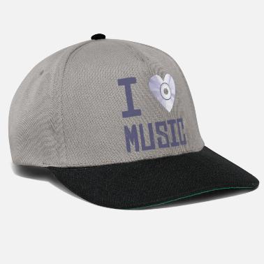 I Love Music I LOVE MUSIC - Music is the answer - Music is life - Snapback Cap