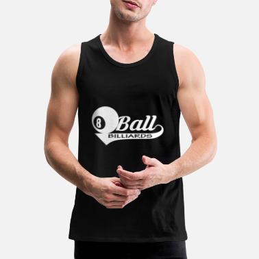Ball Billiard Ball Ball - Men&#39;s Premium Tank Top