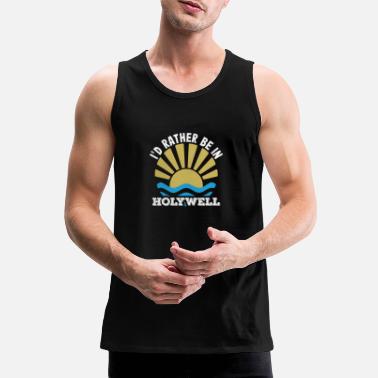 Crab Holiday UK - Cornwall - I&#39;d rather be in Holywell - Men&#39;s Premium Tank Top