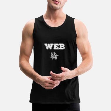 Webb webb - Premiumtanktopp herr