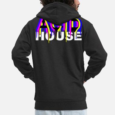Acid House techno house acide - Veste à capuche premium Homme