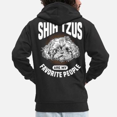 Shih Tzu Lover Shih Tzu Dog Owner Cadeau - Veste à capuche premium Homme