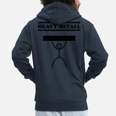 Metal Heavy metal / heavy metal / heavy metal - Men&#39;s Premium Zip Hoodie