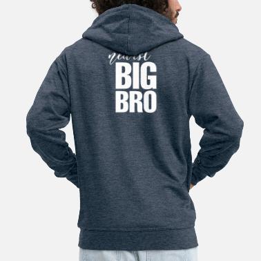 Big Bro Big Bro - Men&#39;s Premium Zip Hoodie