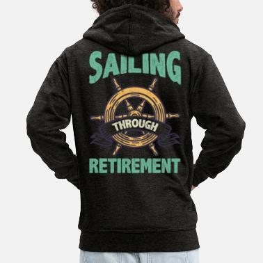 Tycka Om Segling genom pensionering offert pension - Premium zip hoodie herr