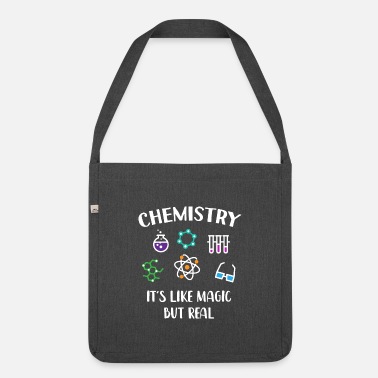 zabawny motyw chemii prezent dla chemika - Torba na ramię z materiału recyklingowego