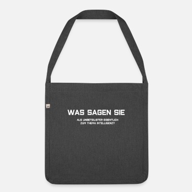 Funny Sayings Funny saying - Funny sayings - Shoulder Bag recycled