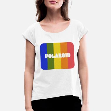 Polaroid Polaroid - Naisten t-paita jossa rullatut hihat