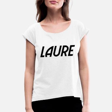 Laur Laure - Koszulka damska z lekko podwiniętymi rękawami