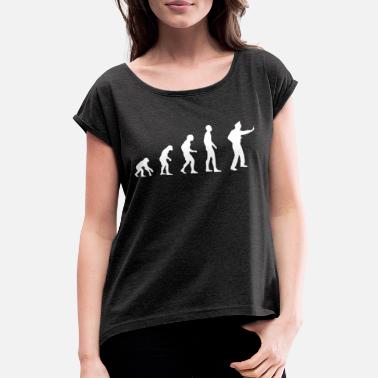 Politiske POLICE EVOLUTION - T-skjorte med rulleermer for kvinner