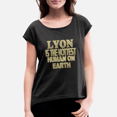 Lyon Lyon - T-shirt à manches retroussées Femme