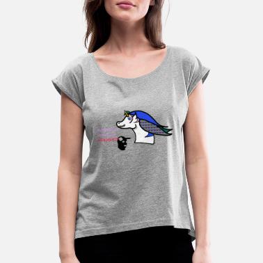 Counter Strike Crappy Pony Counter-Strike - T-skjorte med rulleermer for kvinner
