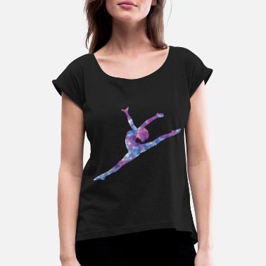 Gymnastique gymnastique - T-shirt à manches retroussées Femme