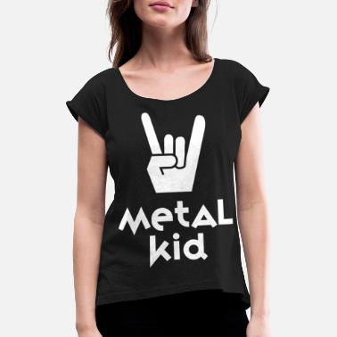 Metal Fork Metal Fork - Women&#39;s Rolled Sleeve T-Shirt