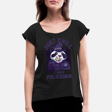 Police Station Police Police Station - Women&#39;s Rolled Sleeve T-Shirt