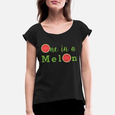 Melon MELONE - MELONE - Women&#39;s Rolled Sleeve T-Shirt