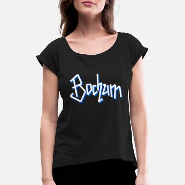 Bochum Bochum - Naisten t-paita jossa rullatut hihat