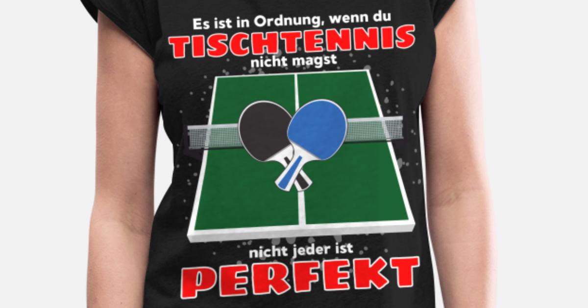 Tischtennis T-Shirt Tischtennisschläger Tischtennisball Schläger Geschenk Shirt 