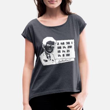 Udssr Vladimir Mayakovsky Zahlen Schriftsteller Gedichte - Frauen T-Shirt mit gerollten Ärmeln
