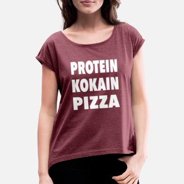 Protéine protéine - T-shirt à manches retroussées Femme