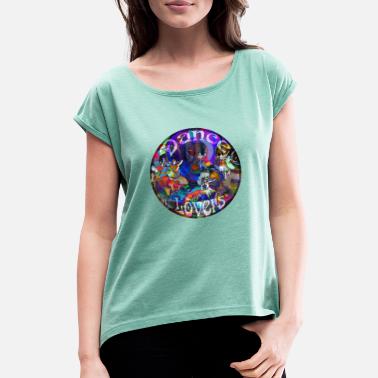 Degen Audiophora Degas Dansere - T-skjorte med rulleermer for kvinner