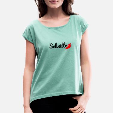 Schnitter Schnitte - Frauen T-Shirt mit gerollten Ärmeln