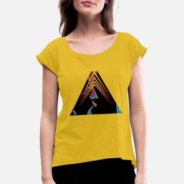 Schattenfigur schattenfiguren - Frauen T-Shirt mit gerollten Ärmeln
