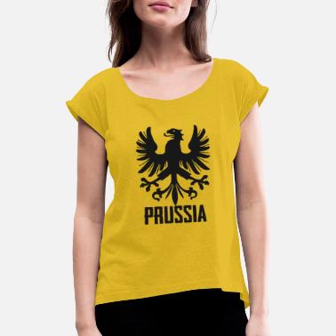 Prusse Prusse - T-shirt à manches retroussées Femme