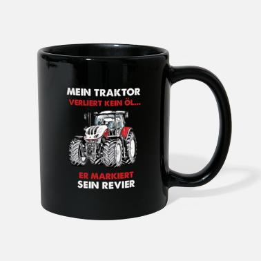 Tasse Keramiktasse Kaffeebecher Kaffeetasse mit Print Traktor Diesel Steyr 57426 