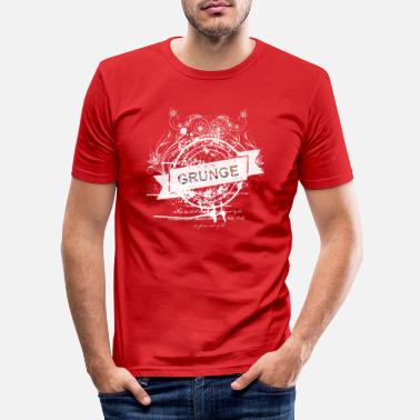 Grunge Grunge - Slim fit T-skjorte for menn