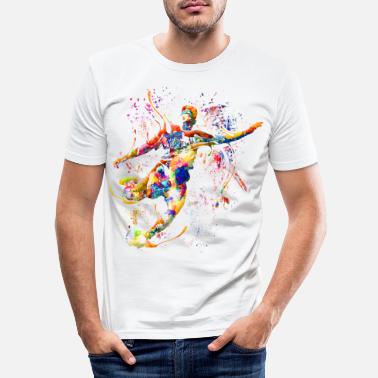 Jalkapallo Jalkapallo / jalkapallo / jalkapalloilija / jalkapallo - Miesten slim fit t-paita